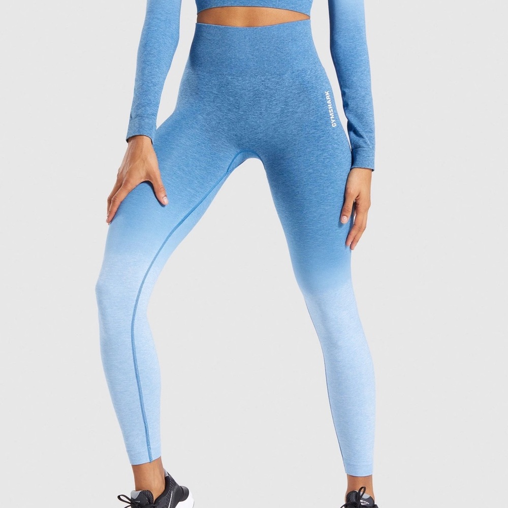Gymshark Blue Adapt Ombré Leggings